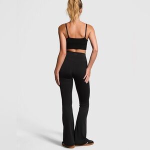 PINK Victoria's Secret Black High-Rise Flare Leggings